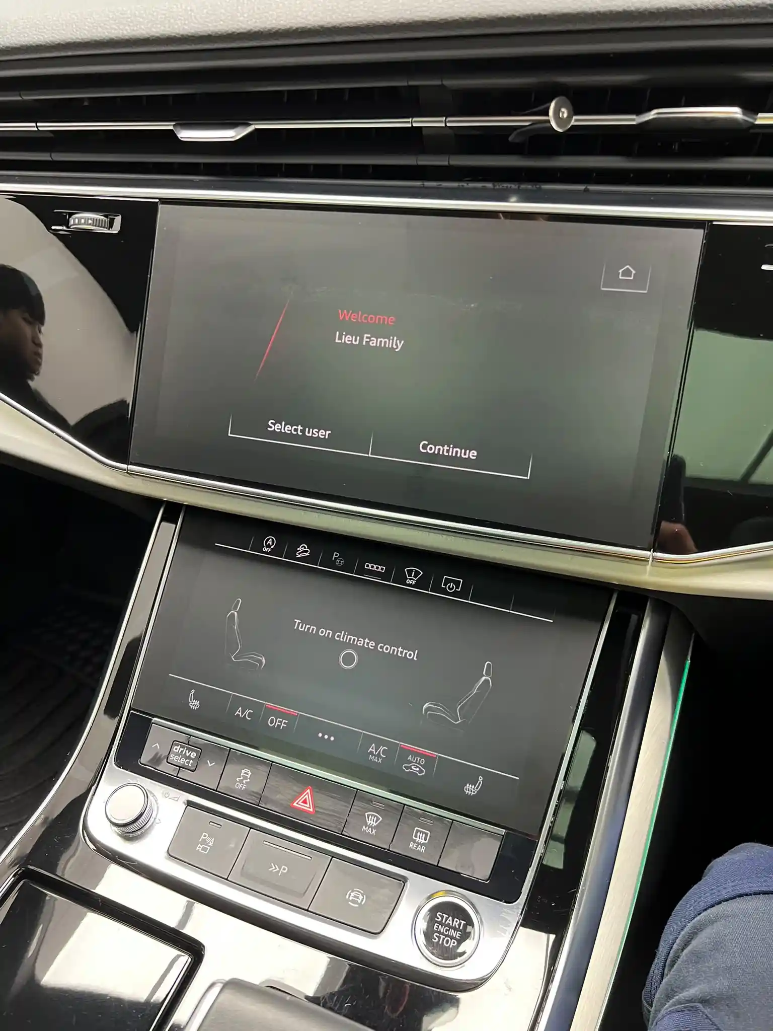 After: Audi infotainment screens