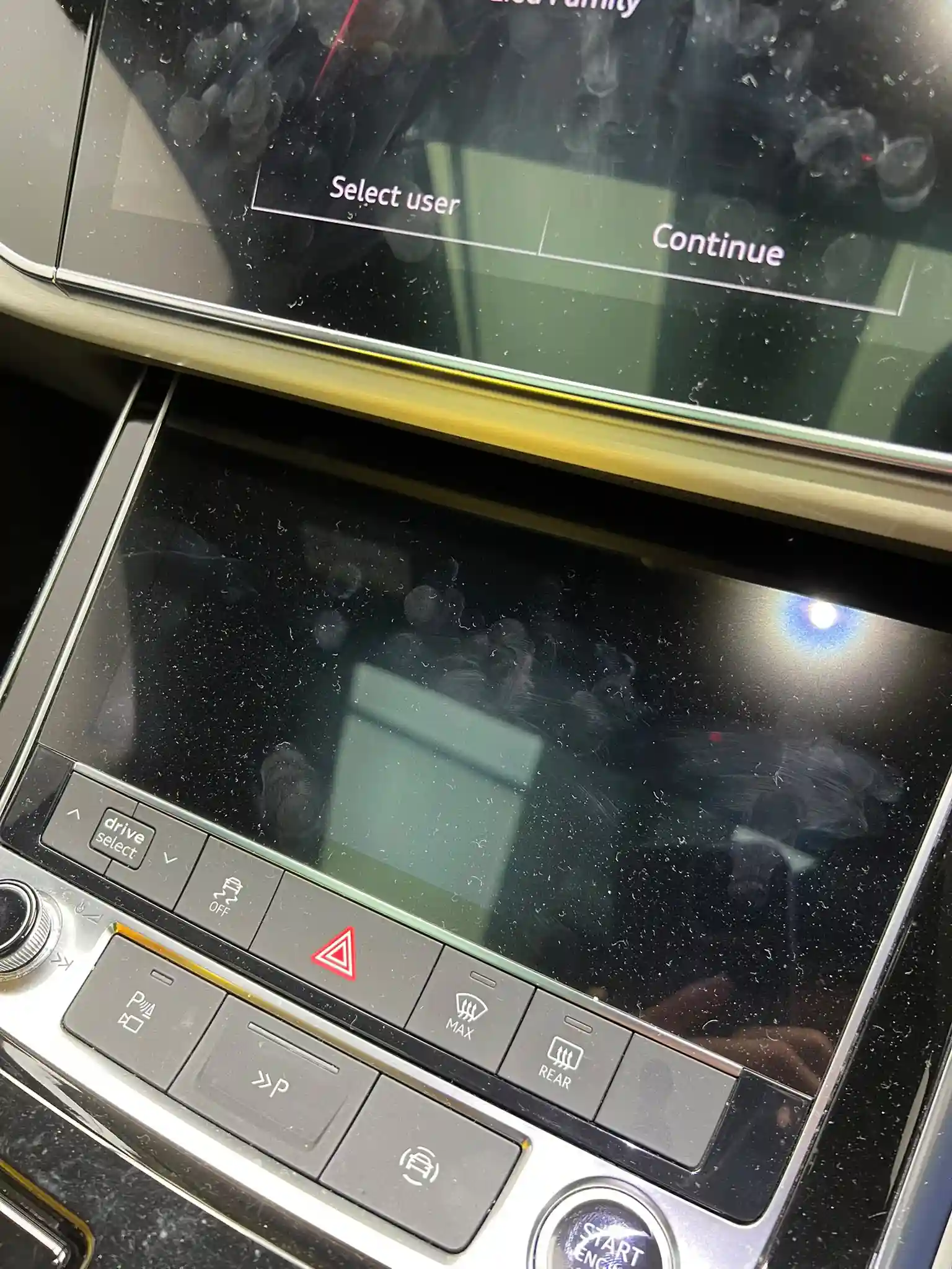 Before: Audi infotainment screens